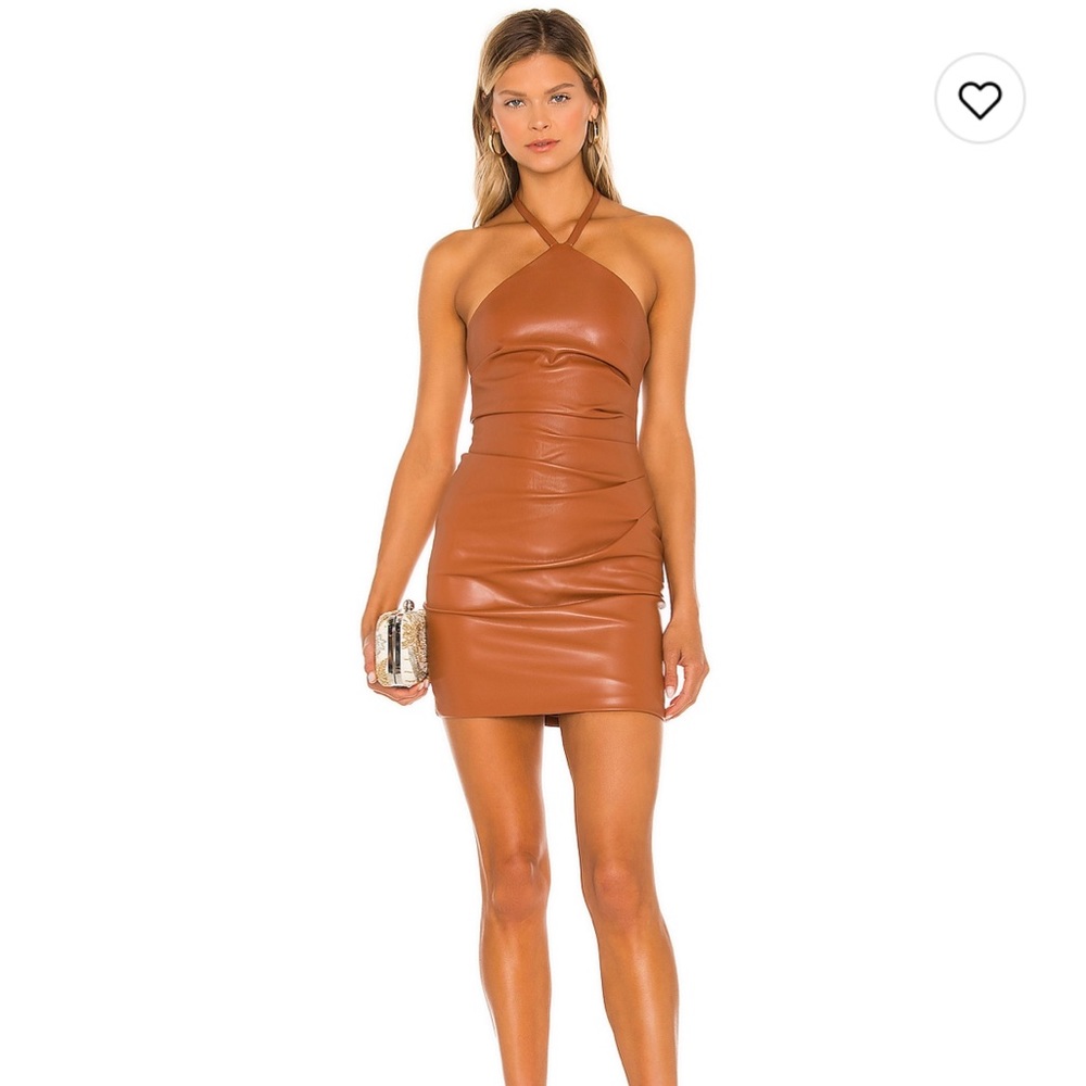 Nookie Tan Barbella Mini Dress